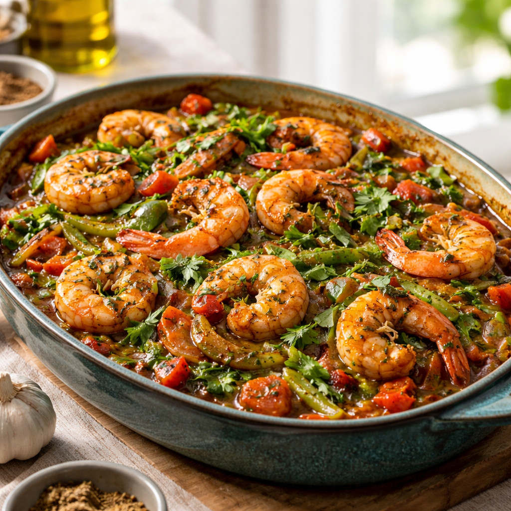 Shrimp Vegetable Casserole