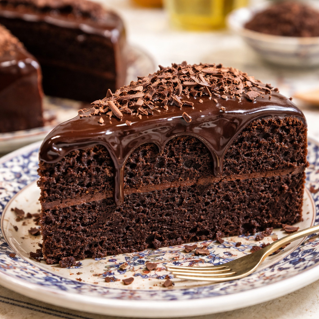 Gâteau noir