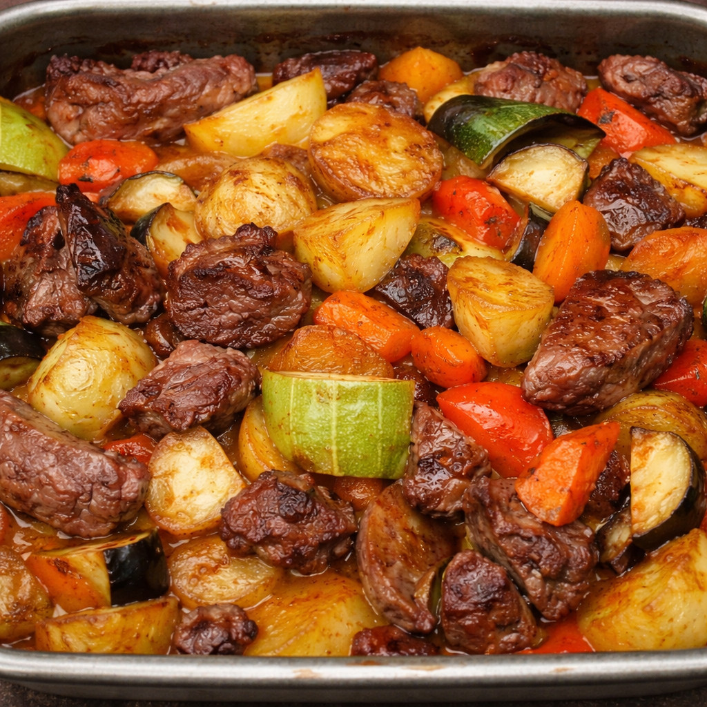 Vegetable and Meat Tray