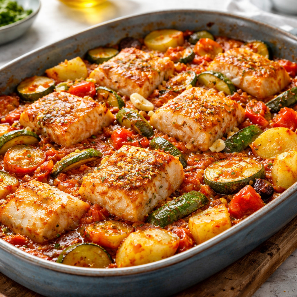 Fish Tagine with Olive Oil