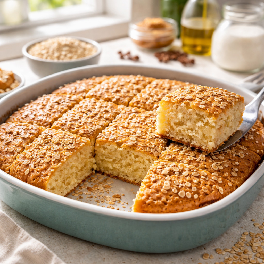 Gâteau d'avoine délicieux