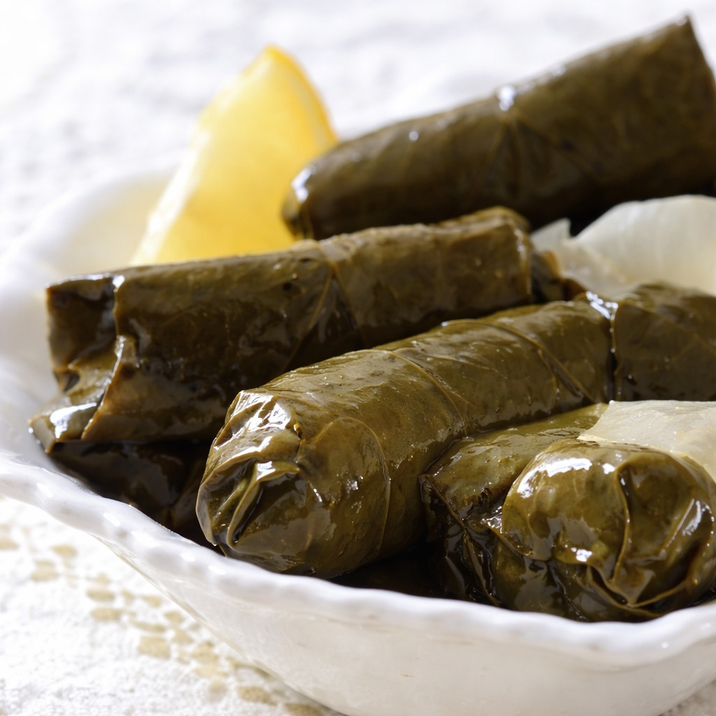 Iranian Stuffed Grape Leaves: Dolmeh