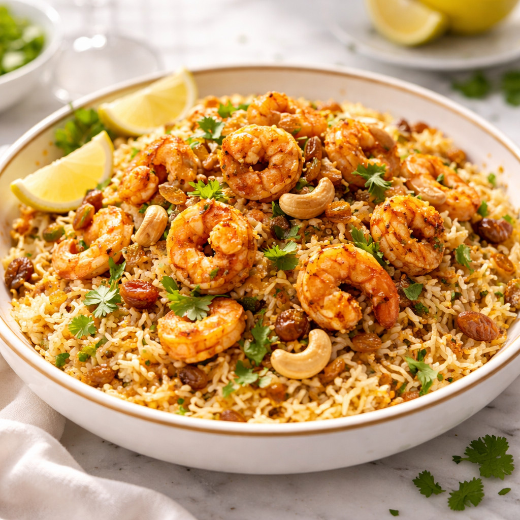 Biryani aux crevettes