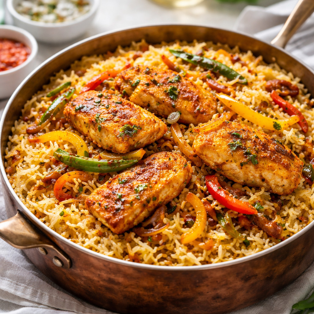 برياني سمك
