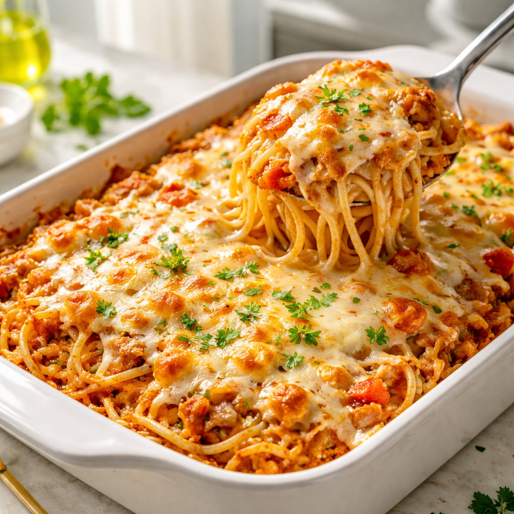 Tuna Pasta with Cream and Cheese