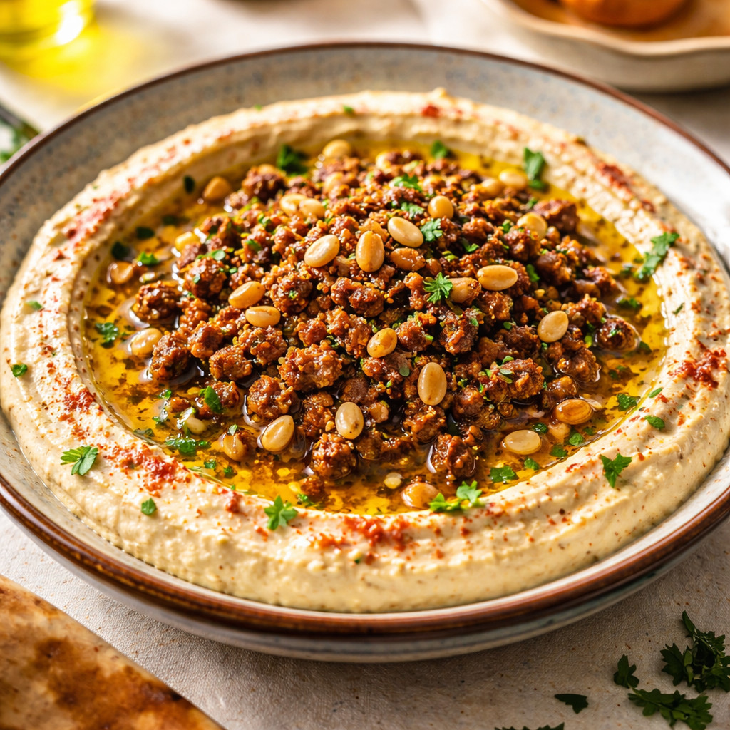 Hummus with Meat
