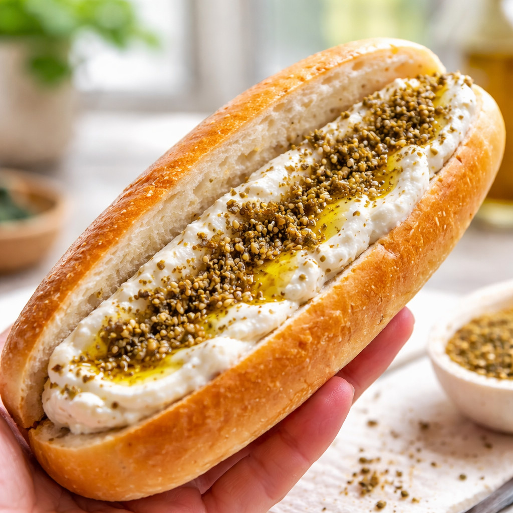Labneh and Thyme Sandwich