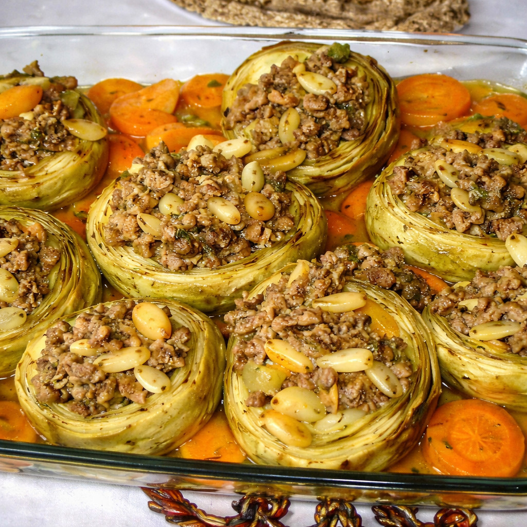 Artichoke with Meat in a Pot