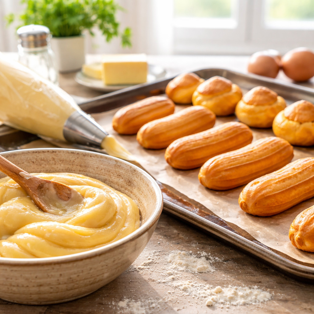 Choux Pastry and Eclair