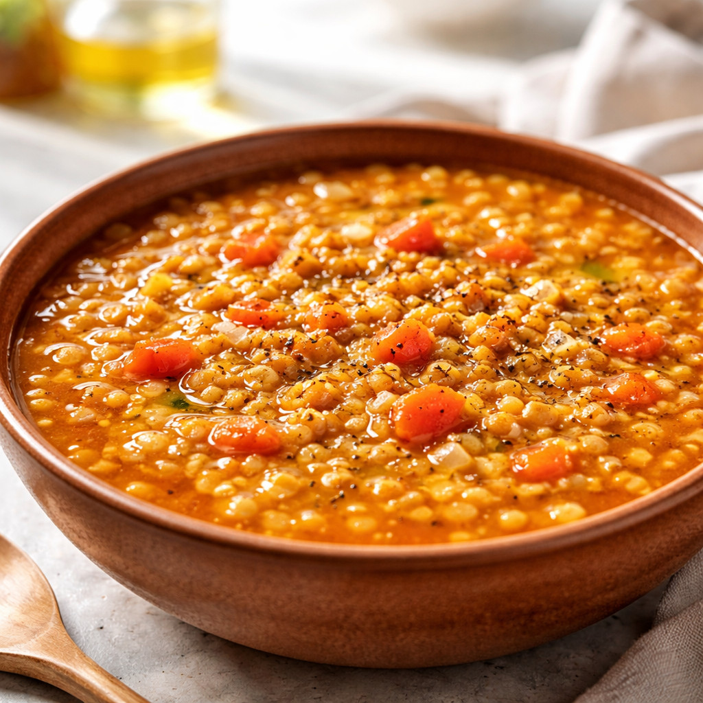 Soupe de lentilles facile