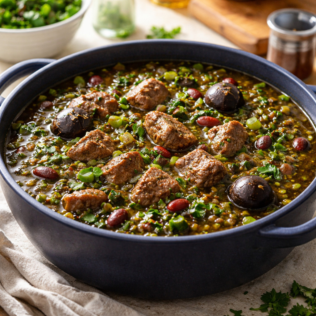 Ragoût de légumes avec de la viande