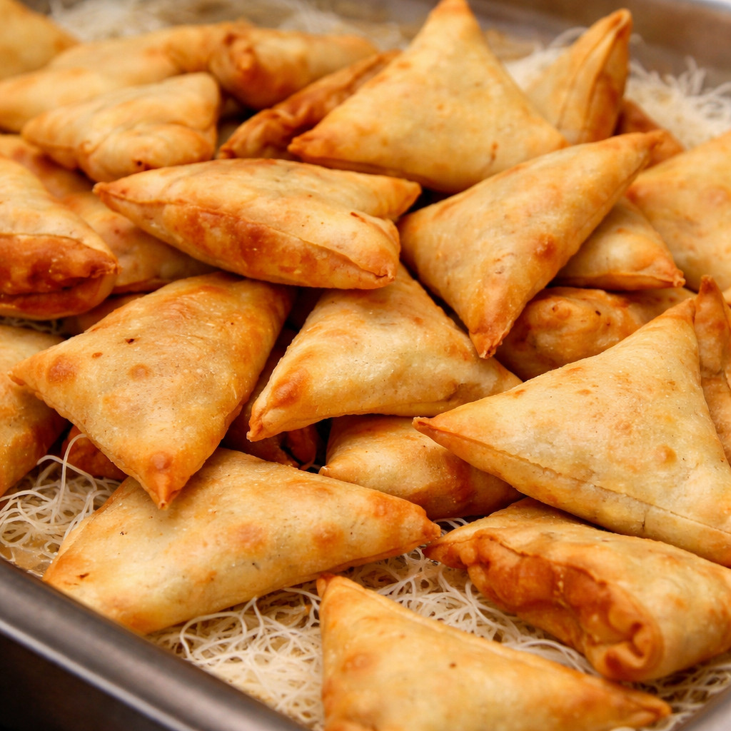 Meat Samosa in the Oven