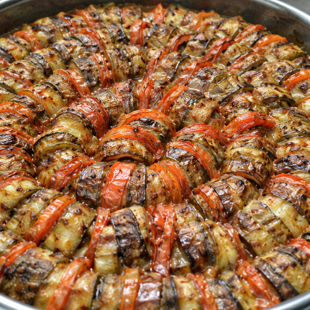 صينية باذنجان بالفرن