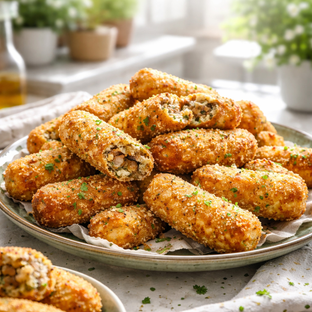 Potato Fingers with Meat