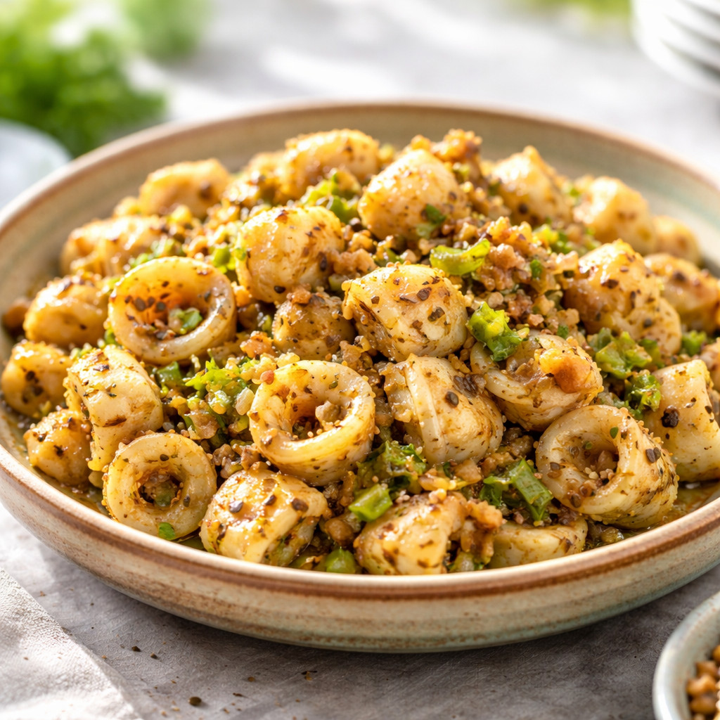 Squid with Garlic