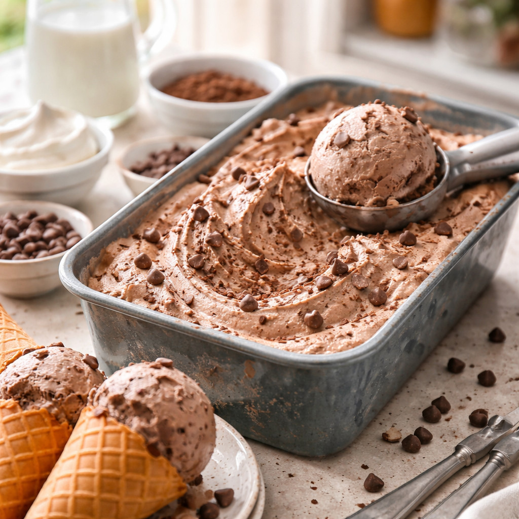 Glace maison