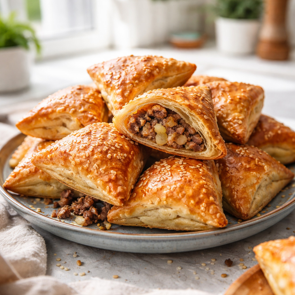 Pâtés de viande en pâte feuilletée