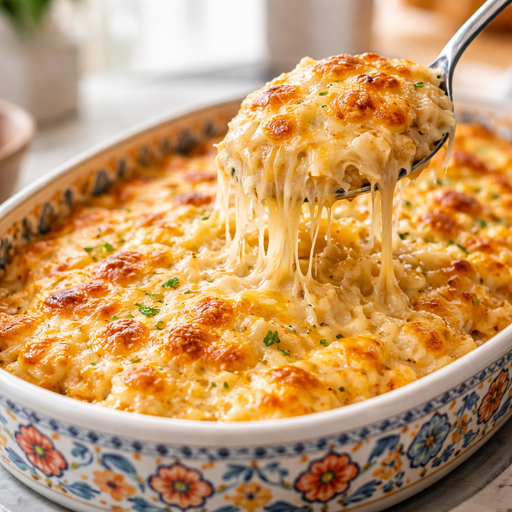 Pommes de terre au fromage et à la crème