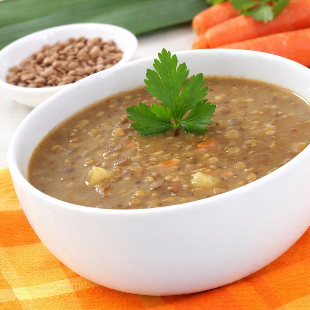 Soupe de lentilles