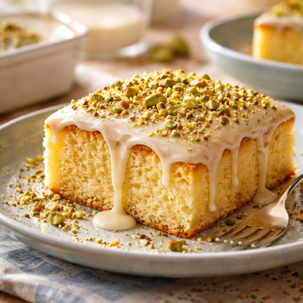 Kiri Cake with Butter and Condensed Milk