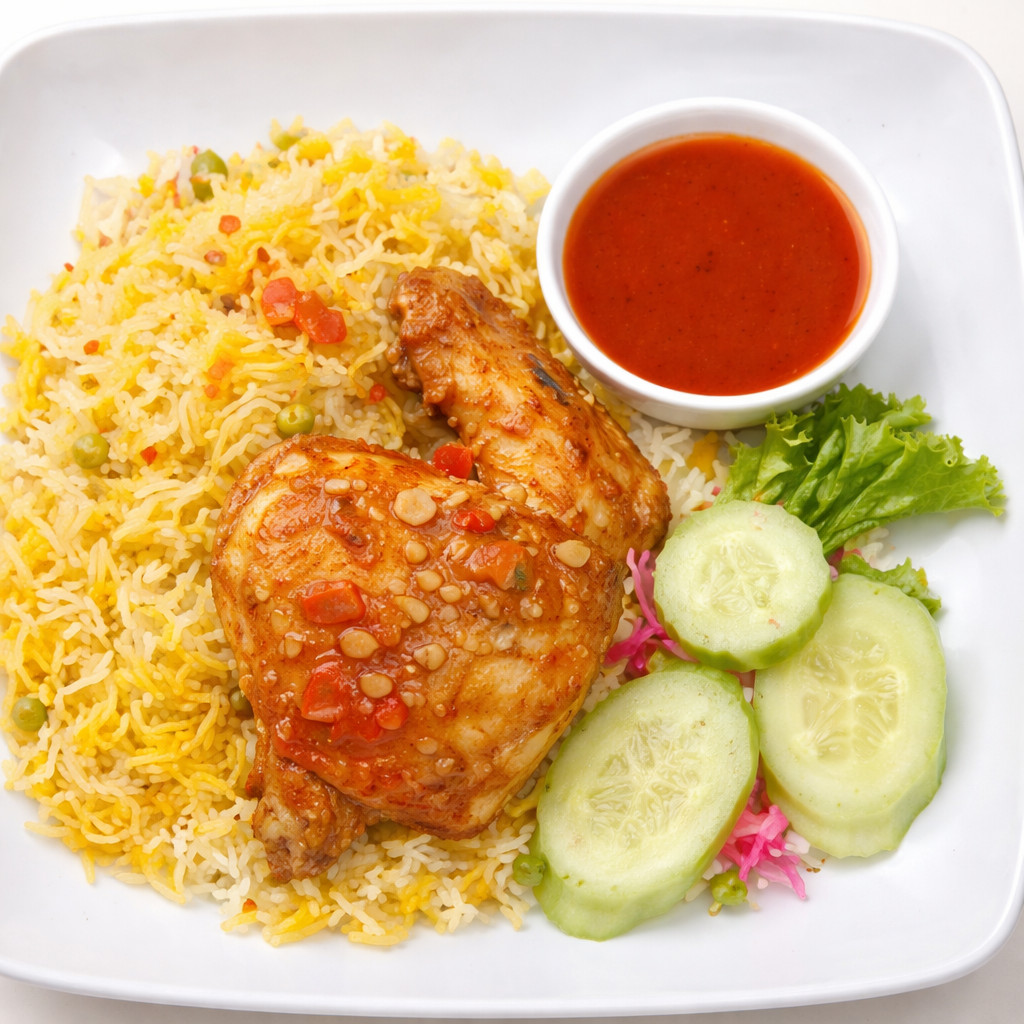 برياني دجاج لذيذ