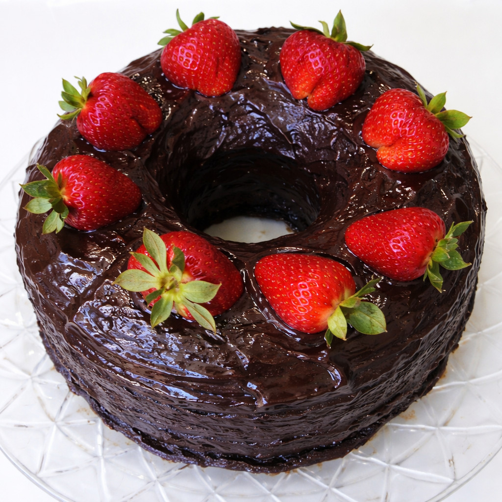 Chocolate Cake with Sauce