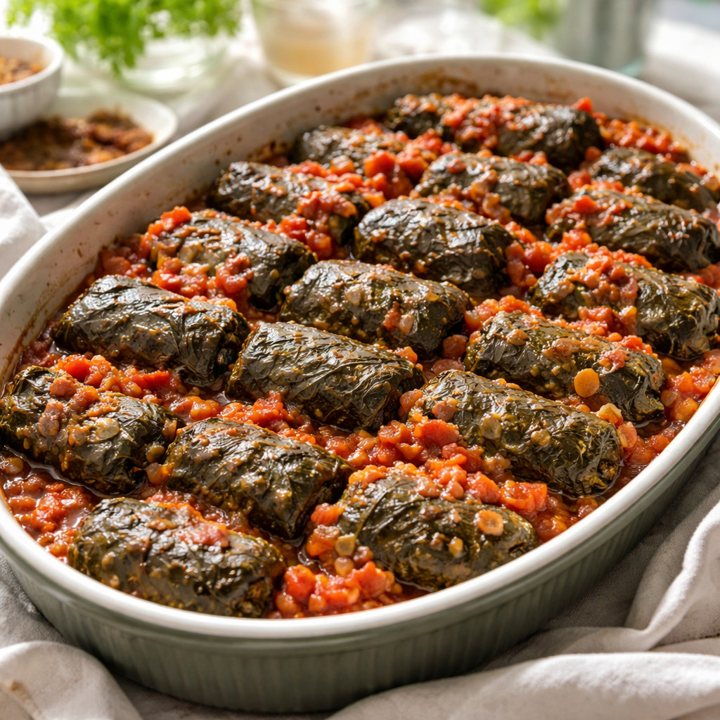 كفتة بورق العنب