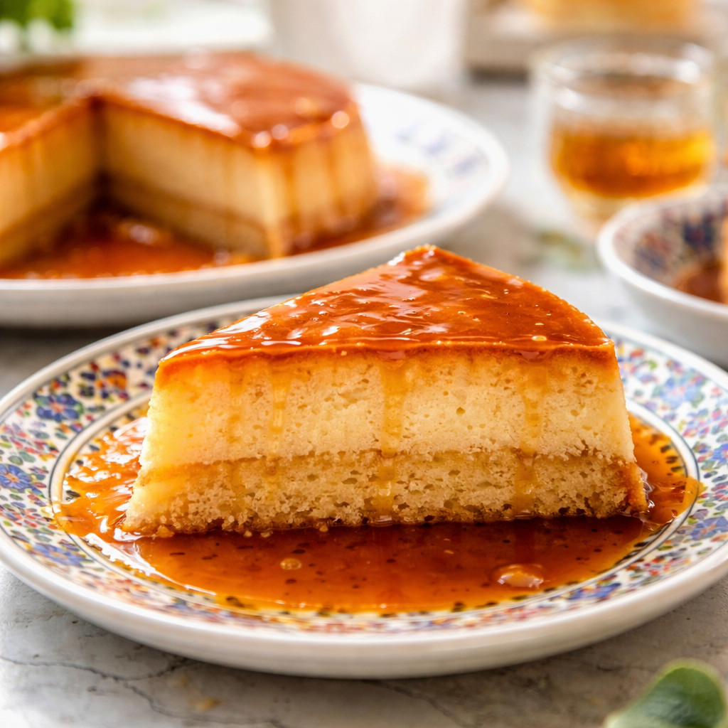 Gâteau au caramel