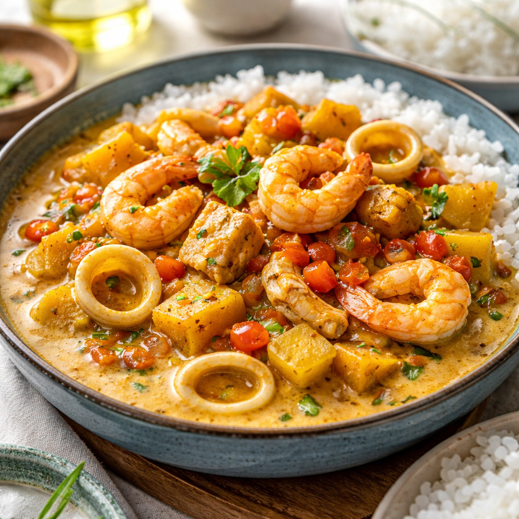 Seafood with Coconut