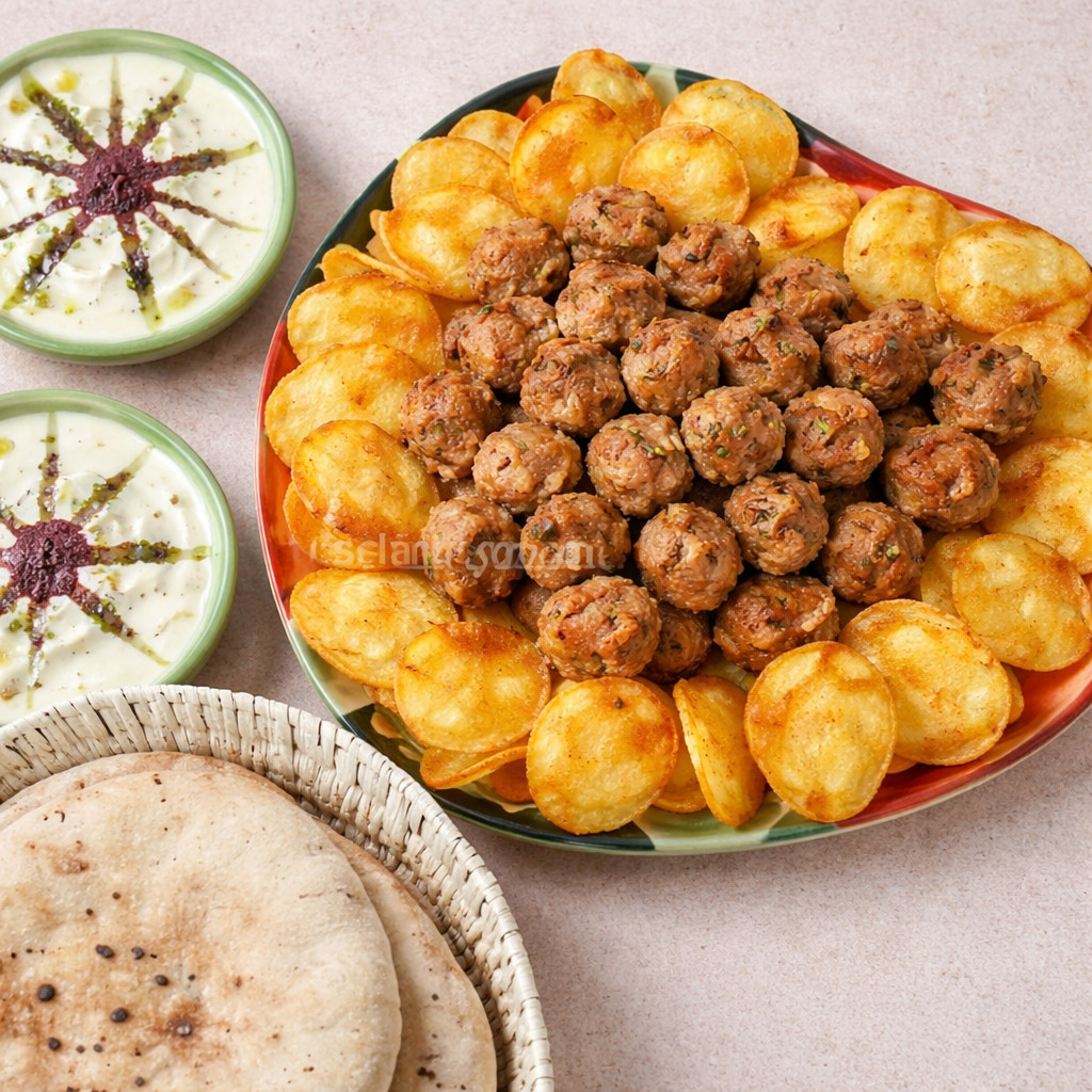 Oven-Baked Kofta Tray