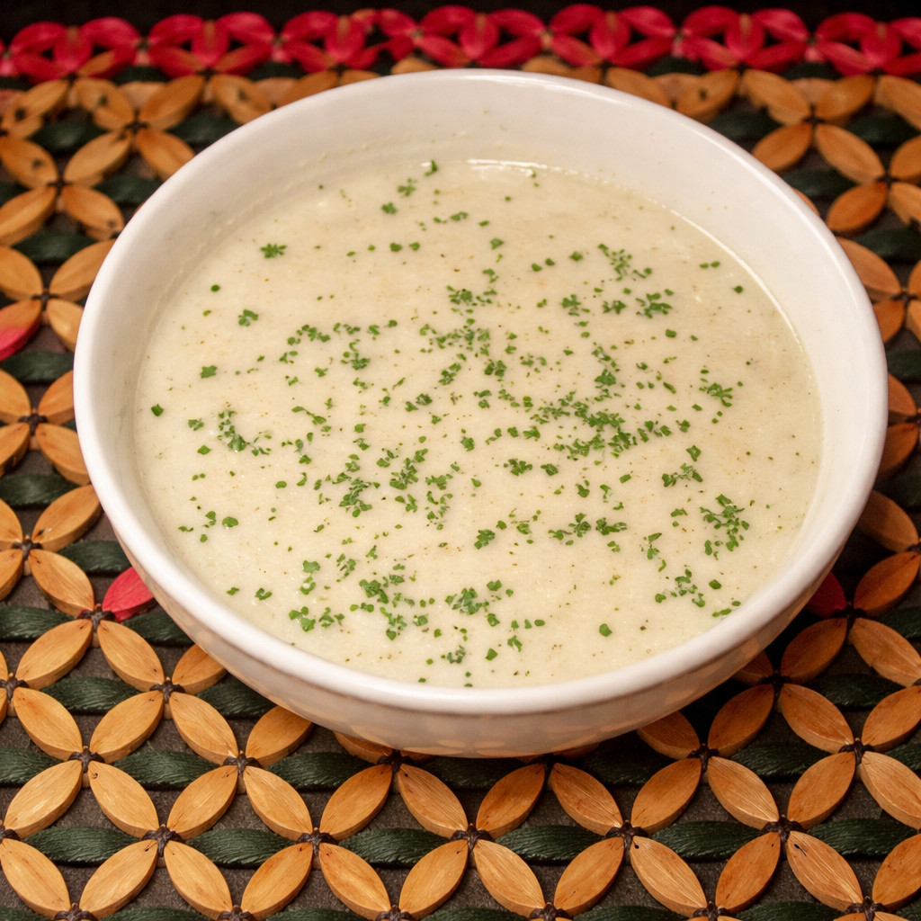 Chicken Soup with Mushrooms and Oats