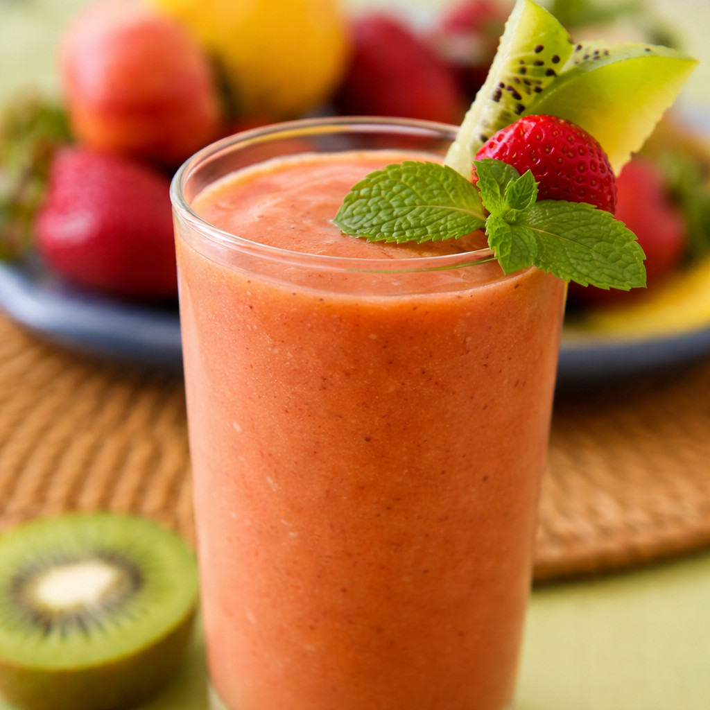 Mango Strawberry Smoothie