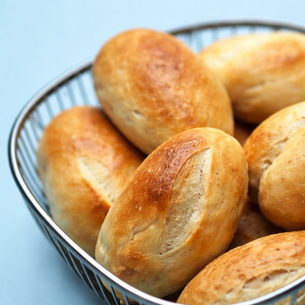 Bread Discs with Mayonnaise