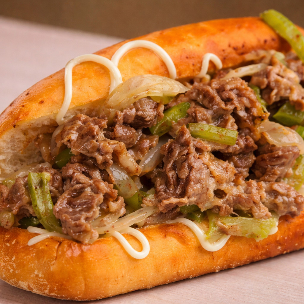 Steak Sandwich with Light Mayonnaise