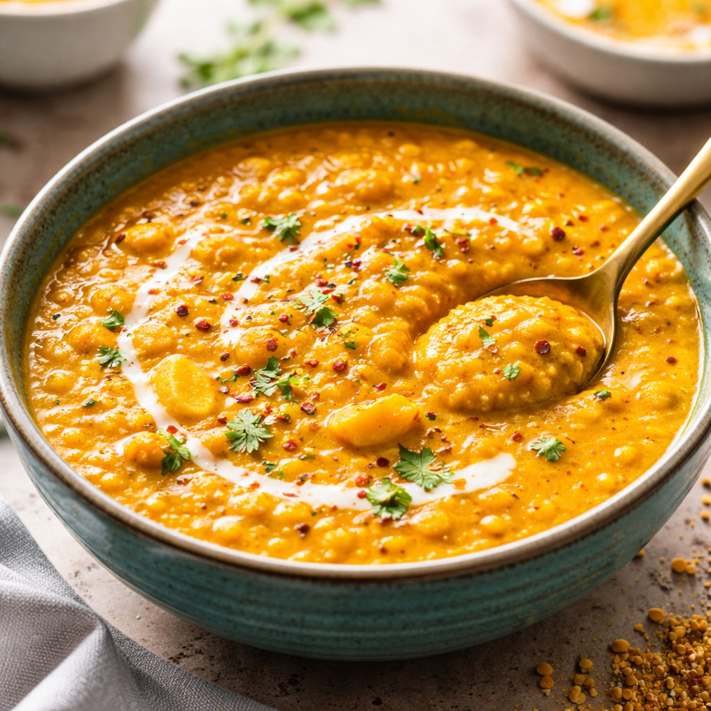 شوربة العدس بالكاري
