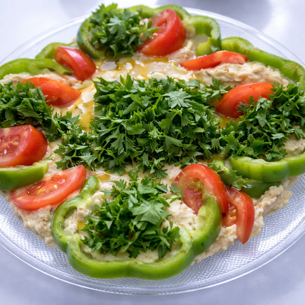 Eggplant and Zucchini Mutabbal