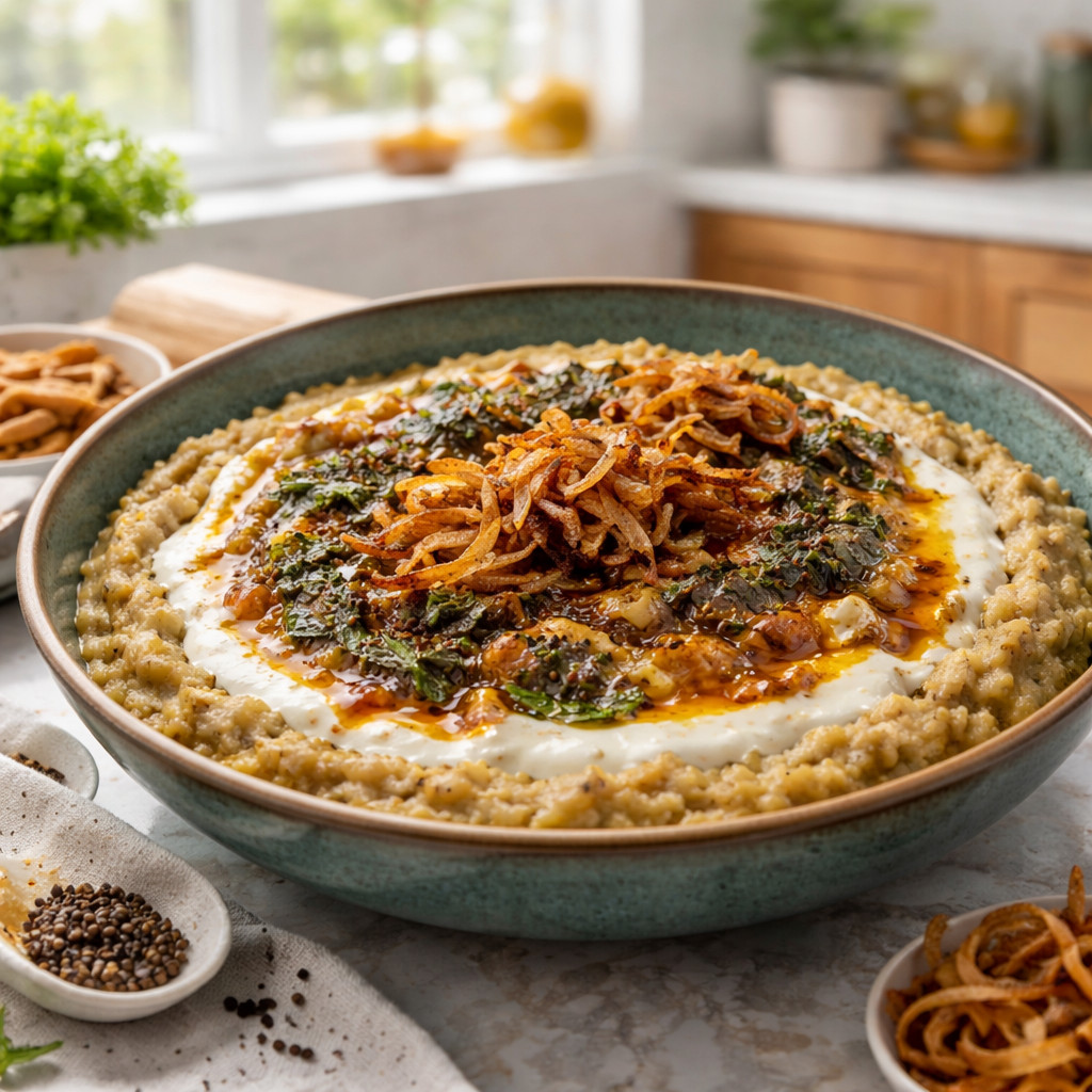 Iranian Eggplant Kashk