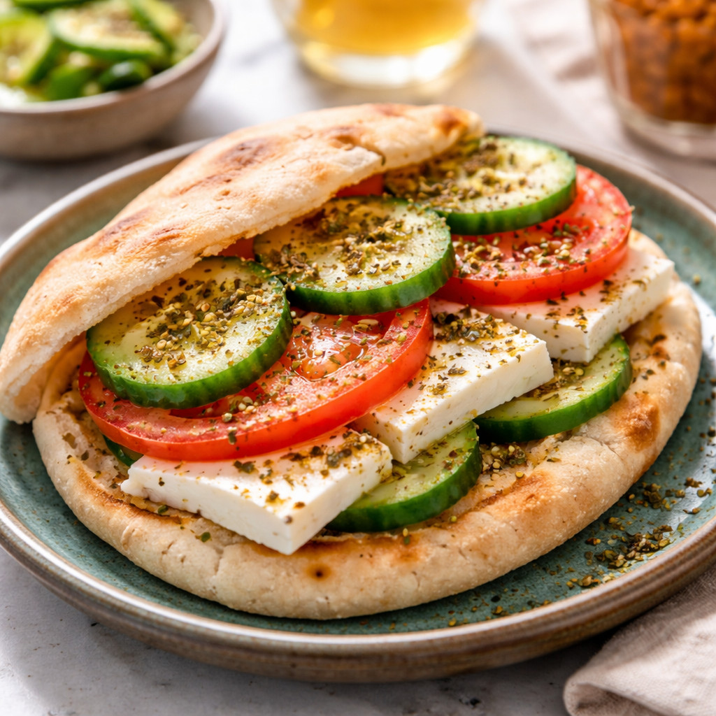 Cheese Sandwich with Vegetables