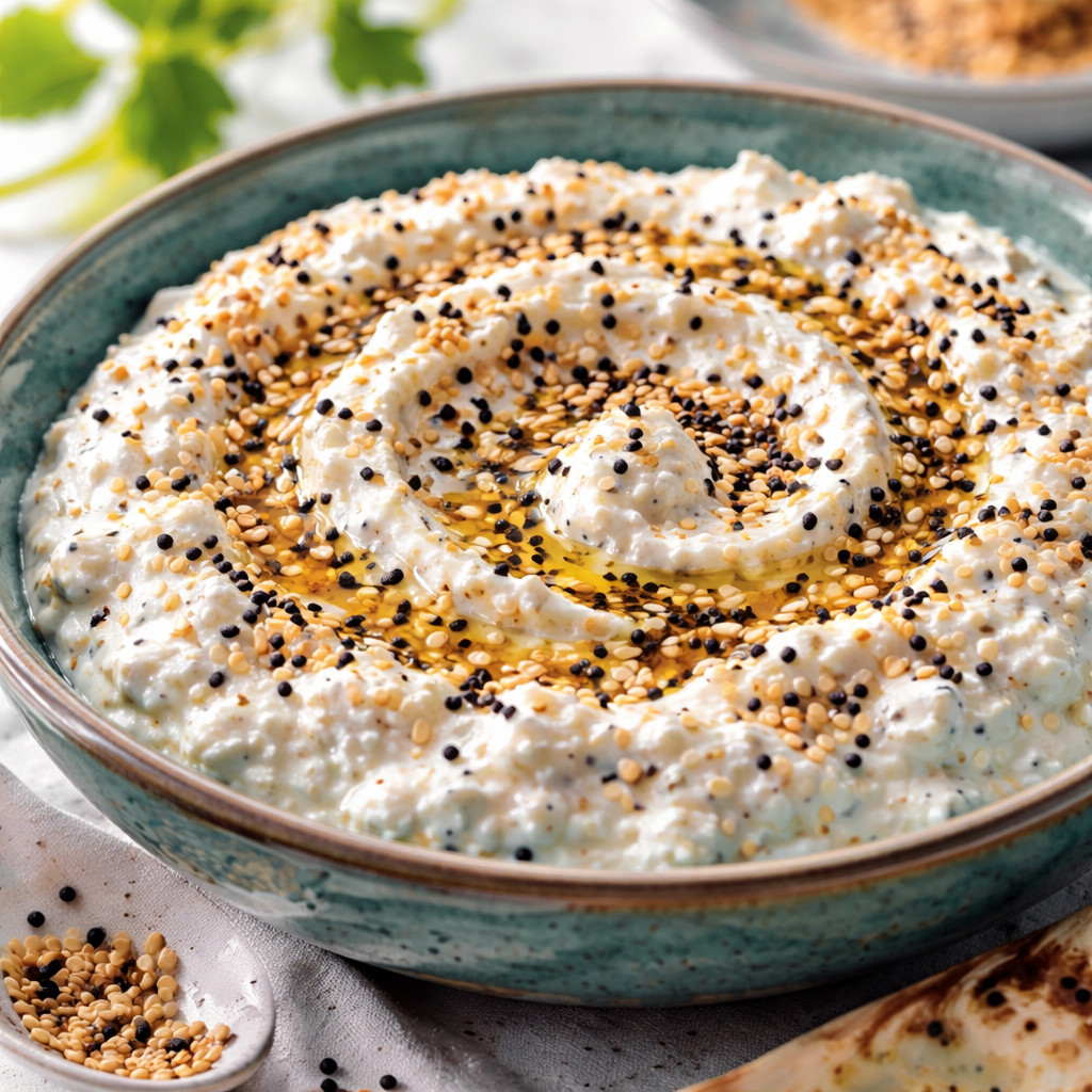 Cheese with Sesame and Black Seed