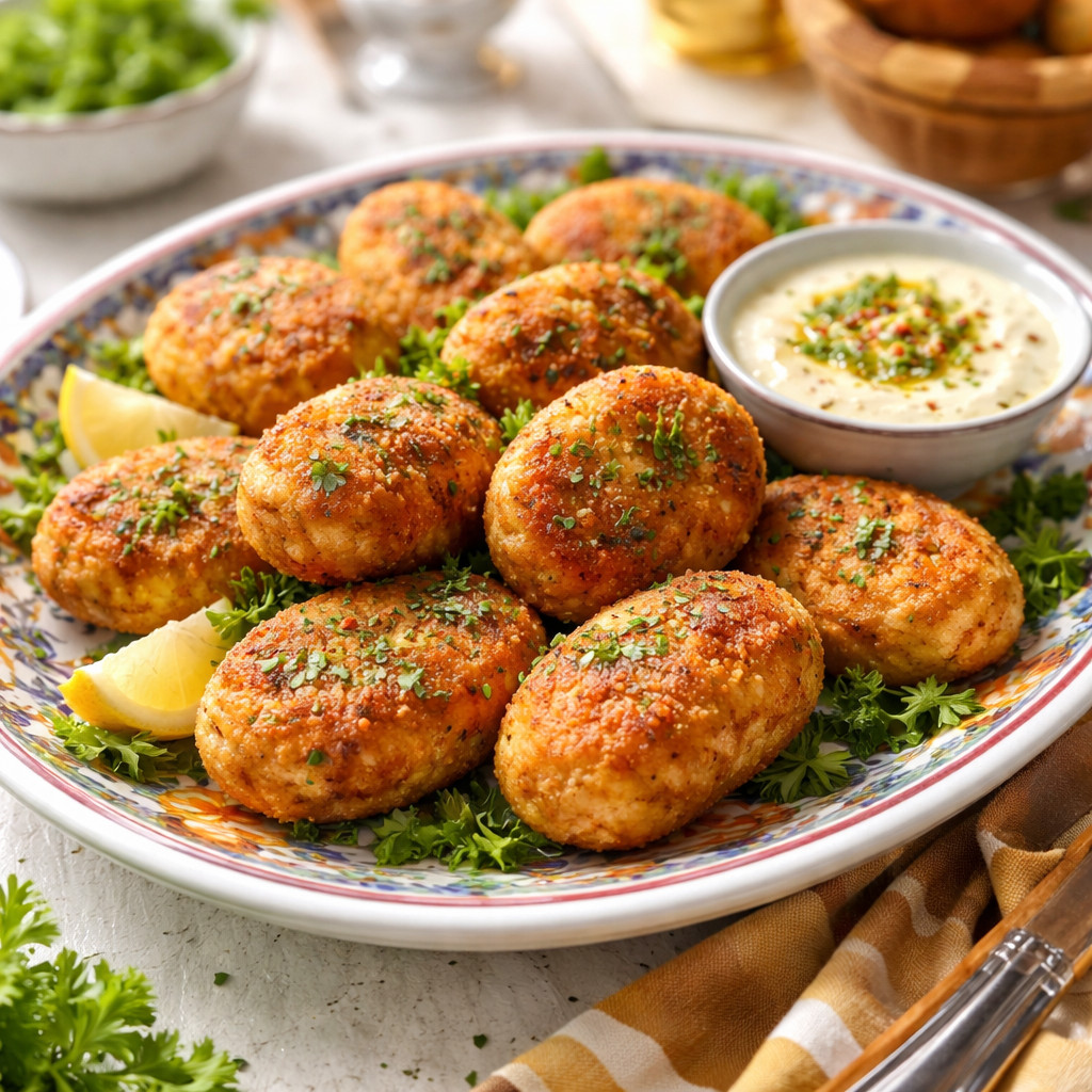 كفتة البطاطس بالدجاج