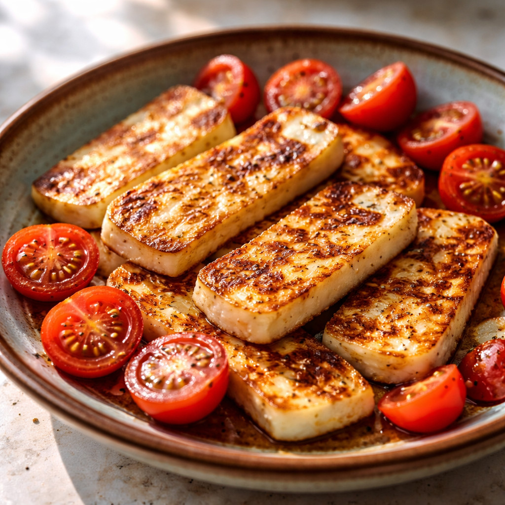 Grilled Halloumi Cheese