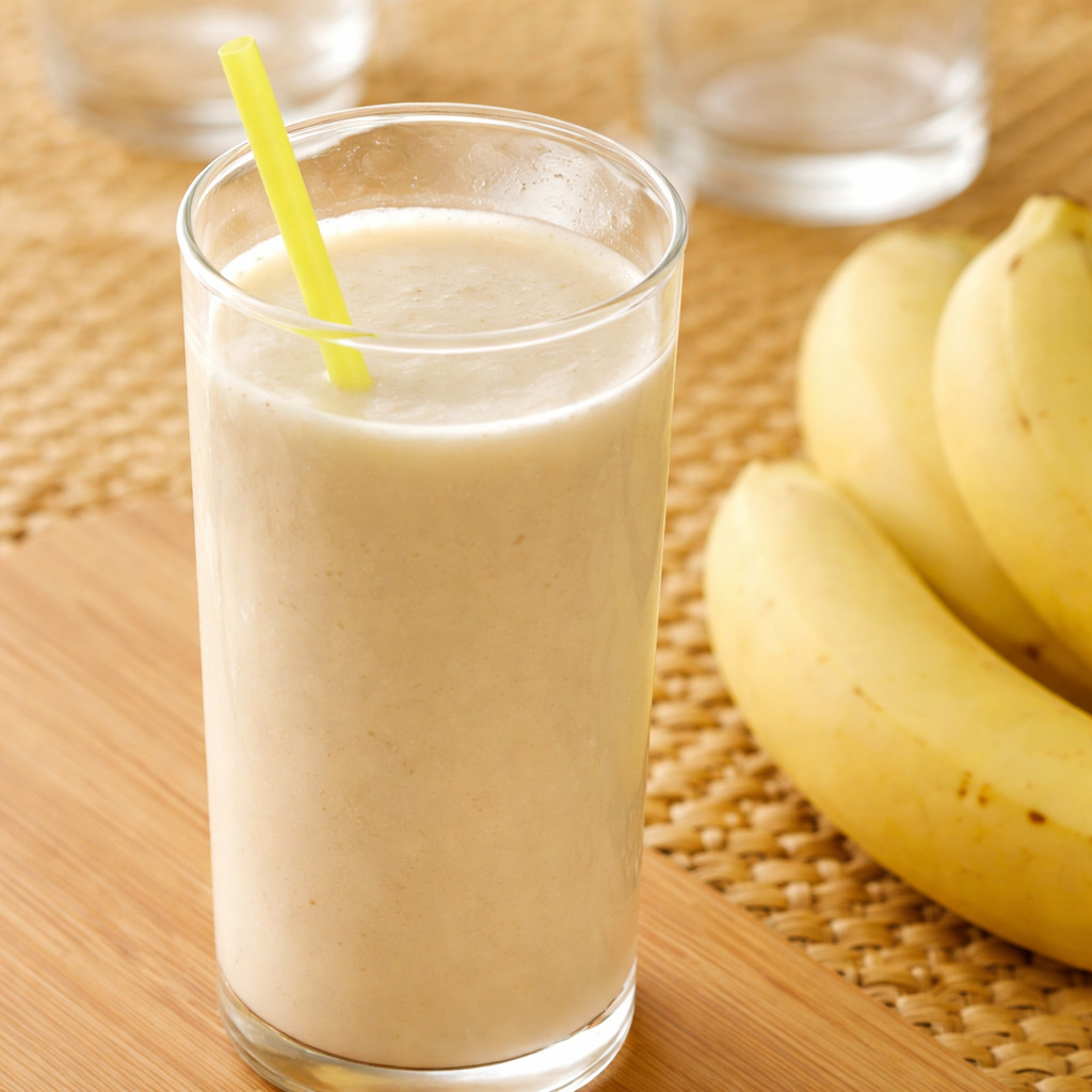 Cocktail de banane et de lait