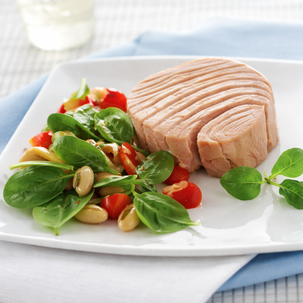 White Bean Salad with Tuna and Wild Thyme