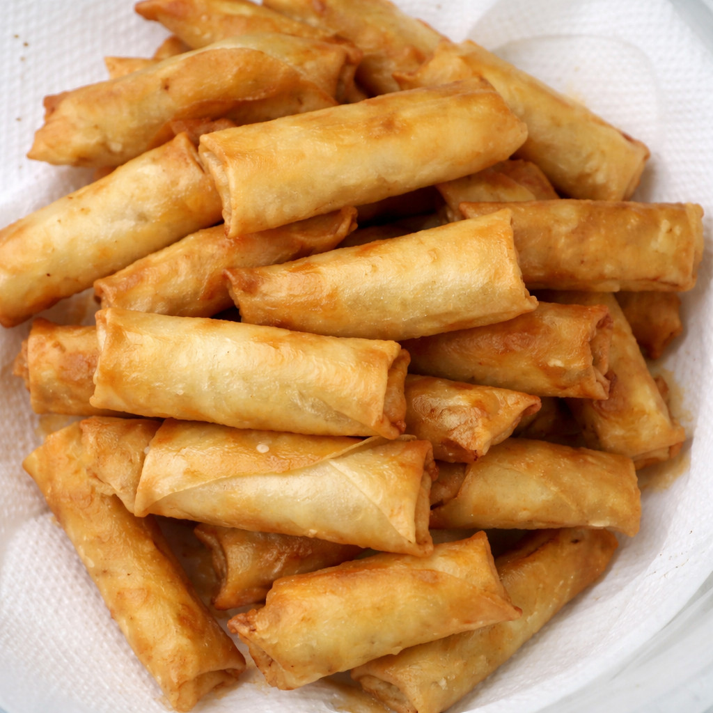 Chicken Spring Roll with Cheese