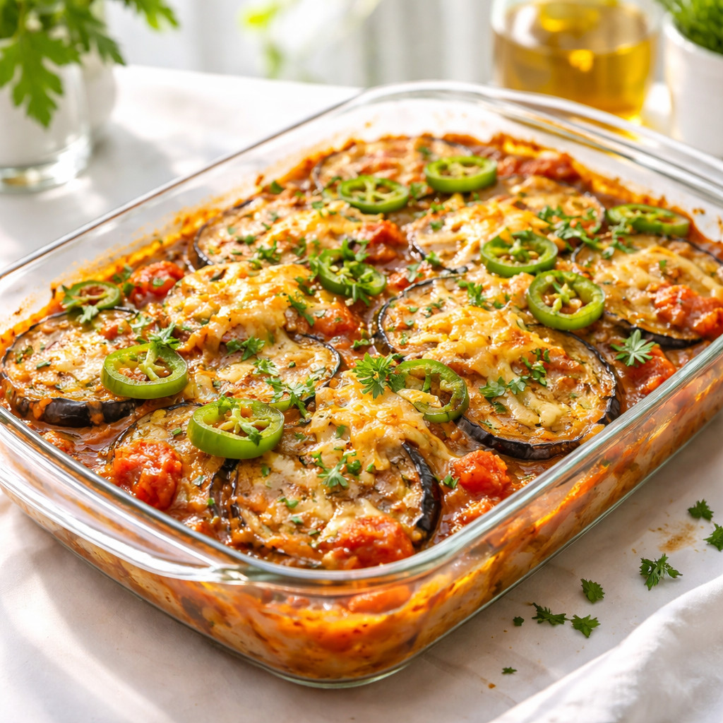 Eggplant Casserole with Peanut Butter