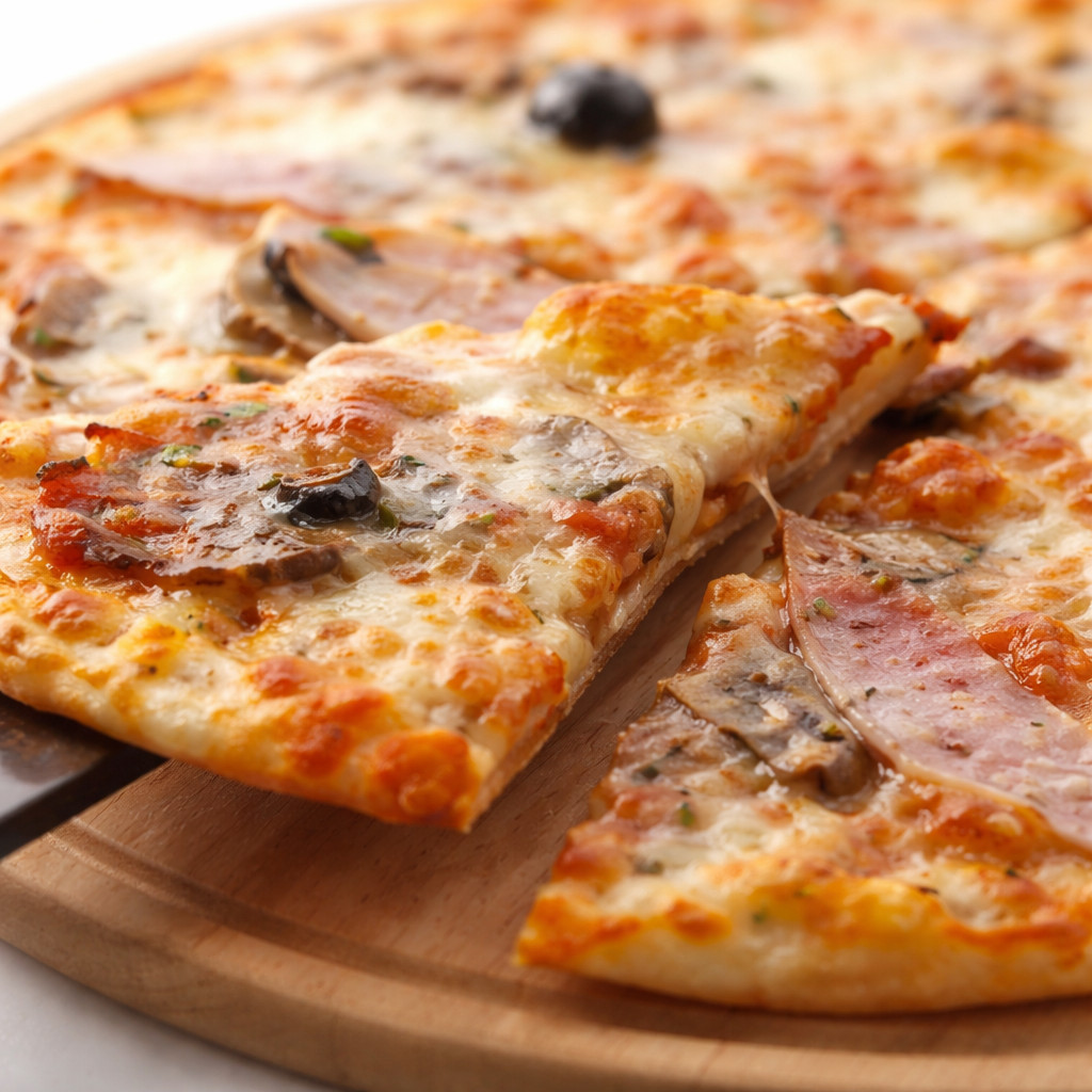 Pizza rapide sur saj