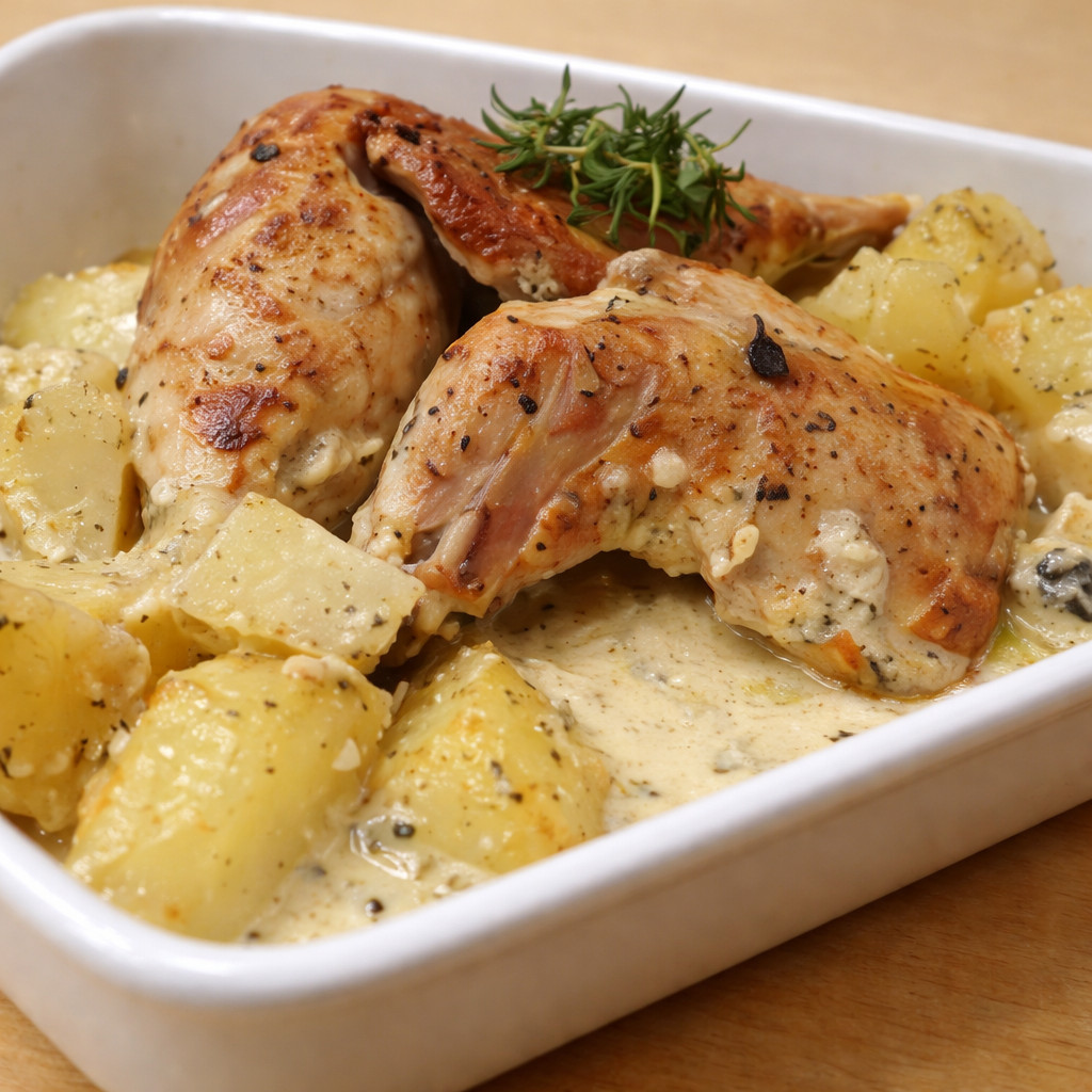 Chicken Dish with Mayonnaise and Thyme