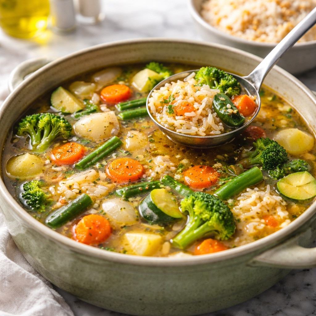 Soupe de légumes libanaise
