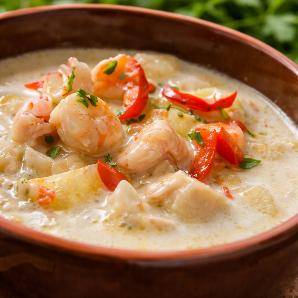 Soupe de fruits de mer