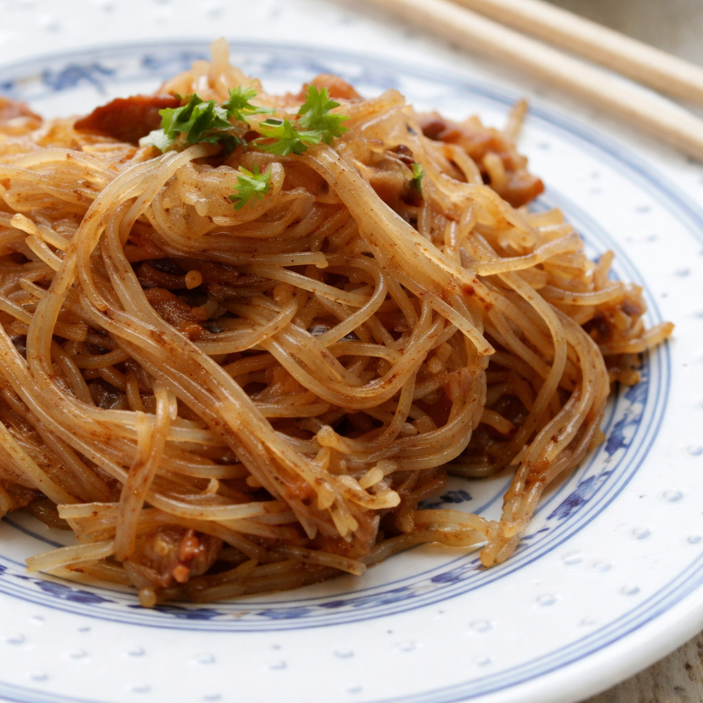 Beef Chow Mein, Noodles with Meat and Vegetables